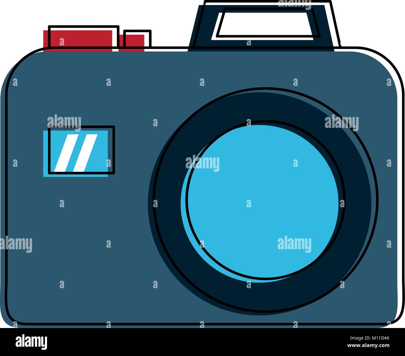 Photographic camera isolated Stock Vector Image & Art - Alamy