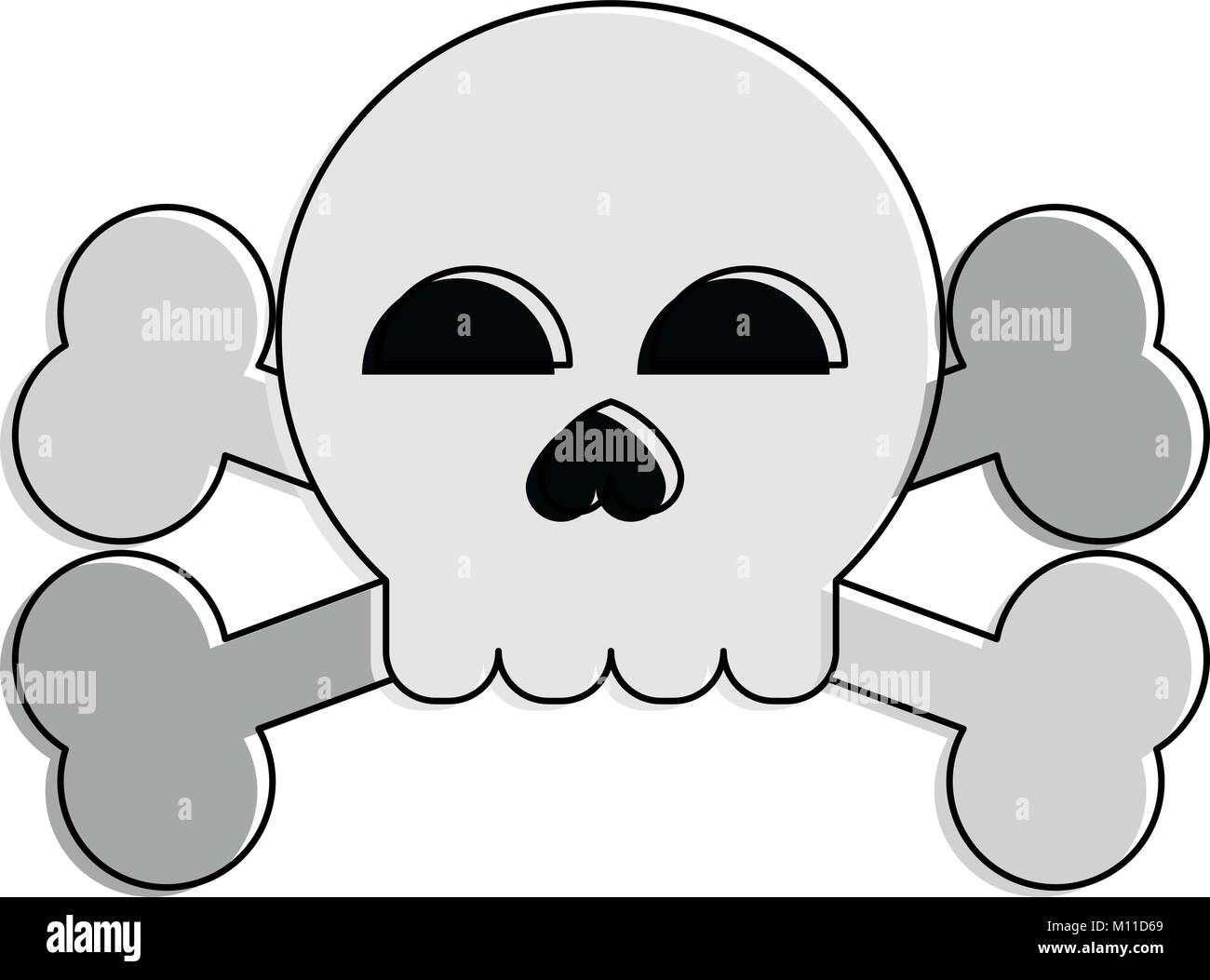 skull and bones symbol Stock Vector Image & Art Alamy