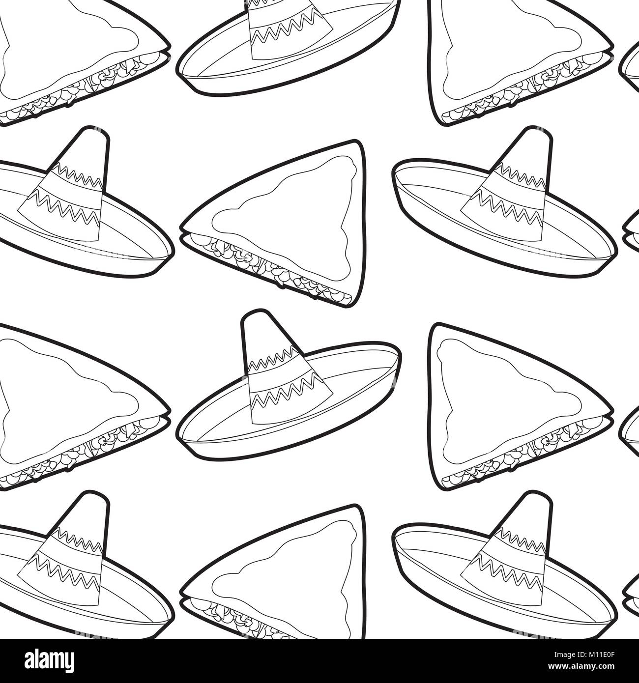 Quesadilla and hat design Stock Vector Image & Art Alamy