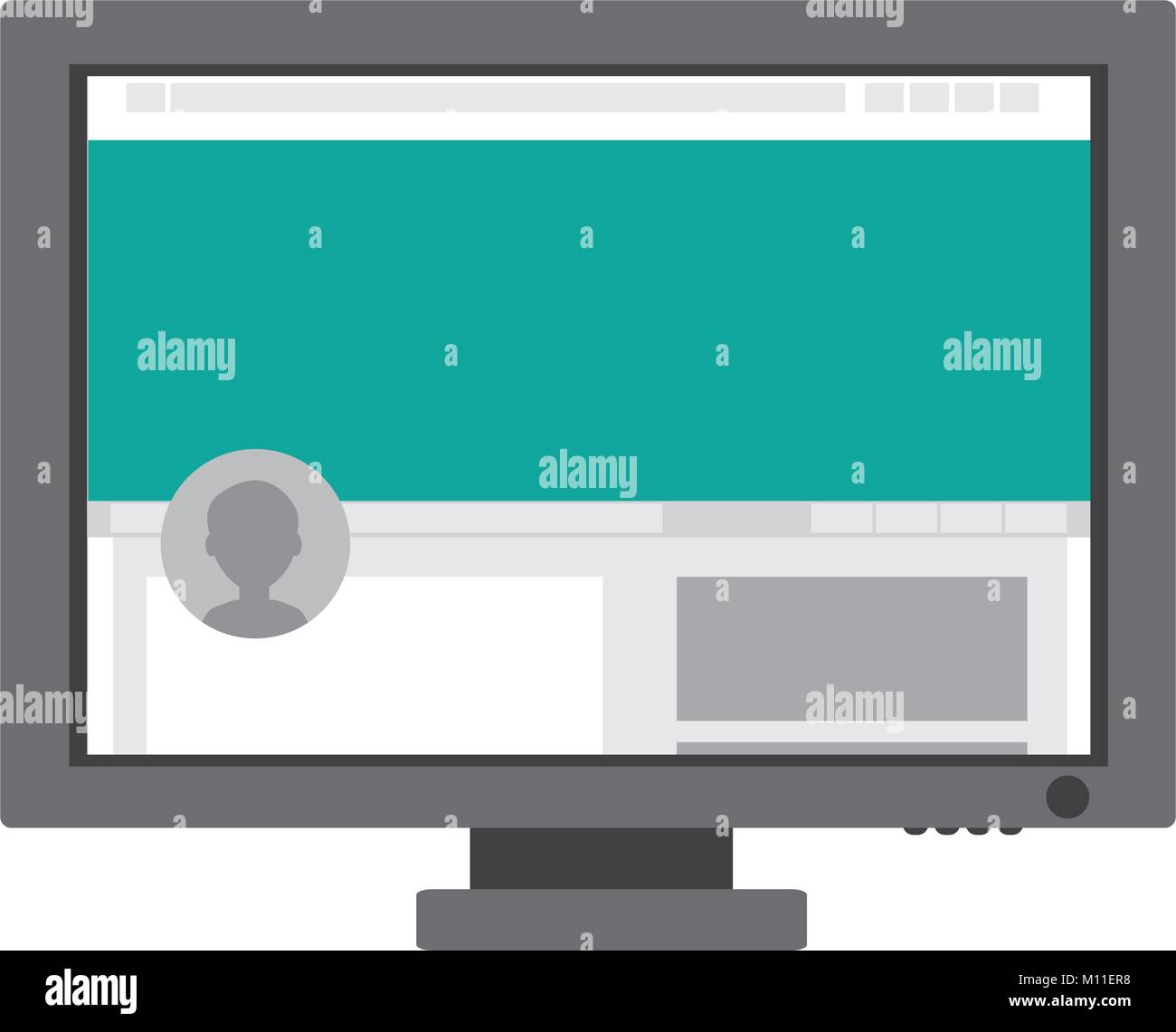 Isolated computer design Stock Vector Image & Art - Alamy