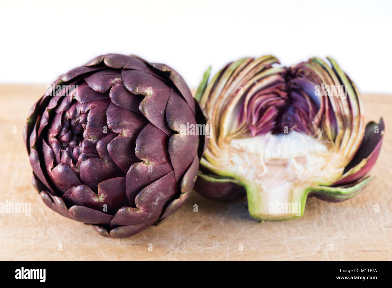 Roman Artichoke (Cynara scolymus), Carciofi Romaneschi, Roma, Italia