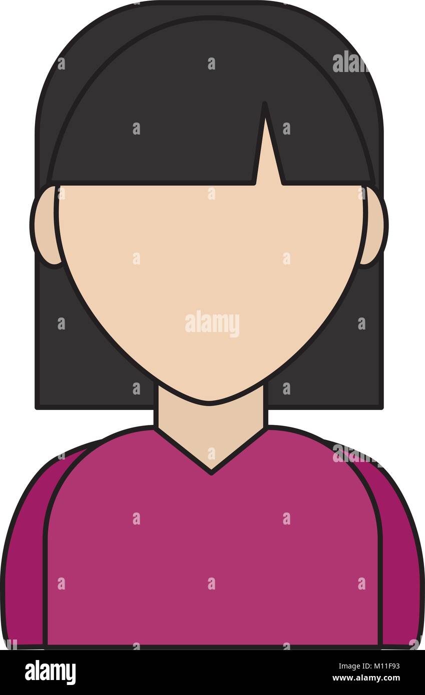 Girl avatar design Stock Vector Image & Art - Alamy