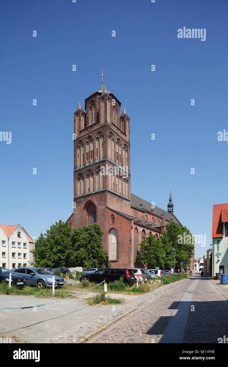 Jakobikirche Church , Stralsund, Mecklenburg-Vorpommern, Germany, Europe I Jakobikirche , Altstadt, Stralsund, Mecklenburg-Vorpommern, Deutschland Stock Photo