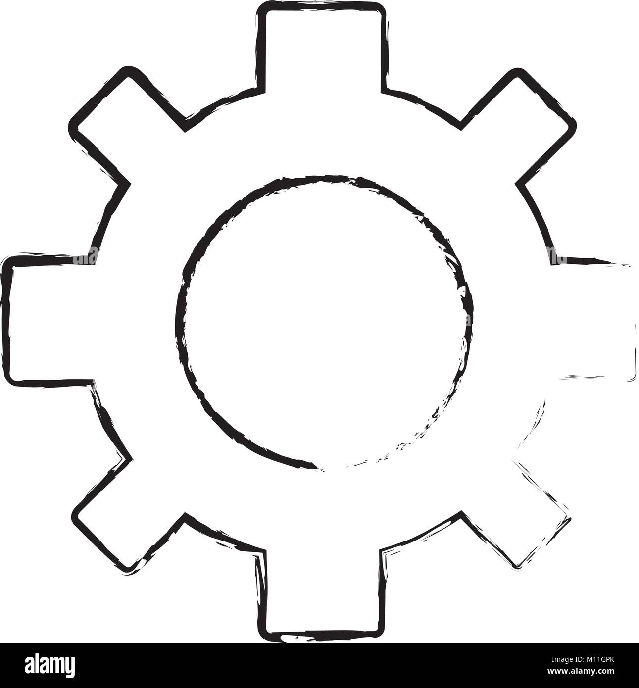 Isolated gear design Stock Vector Image & Art Alamy