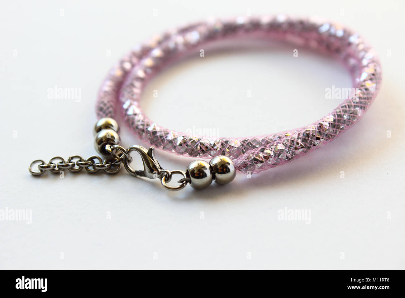 Pink bracelet Stock Photo