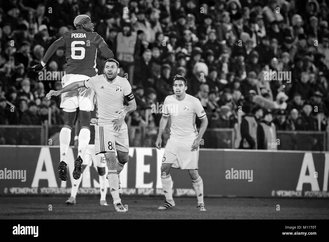 Paul Pogba , Game moments in match 1/8 finals of the Europa League