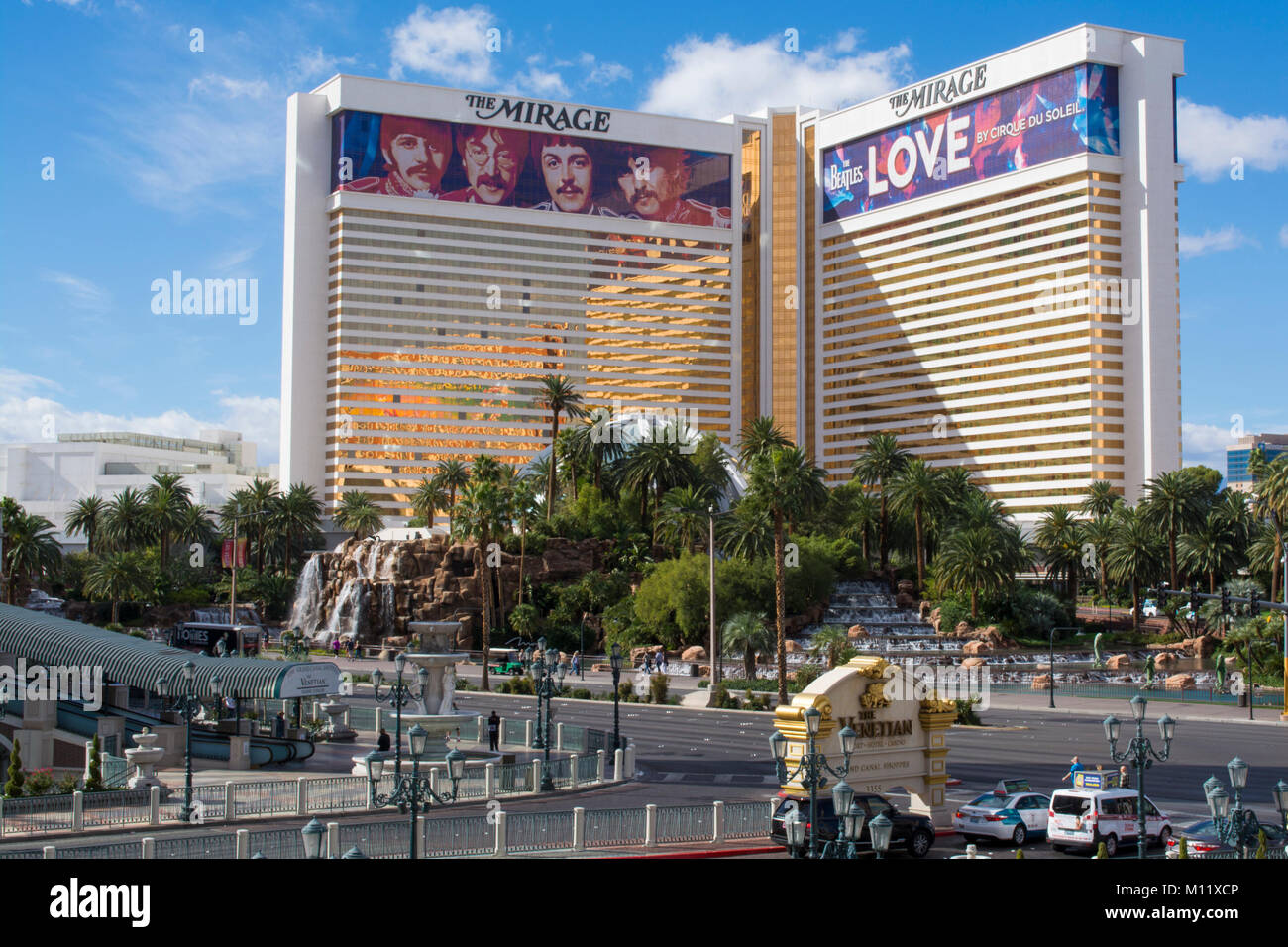 Mirage Hotel and Casino, S. Las Vegas Blvd, Las Vegas, Nevada, USA. Stock Photo