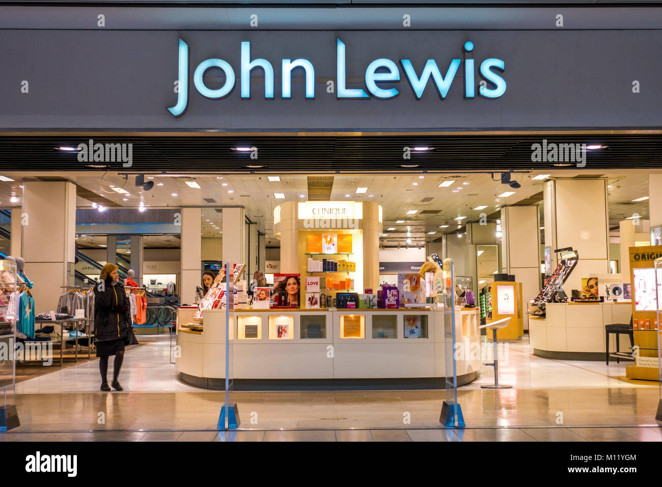 John Lewis Department Store Entrance High Resolution Stock Photography