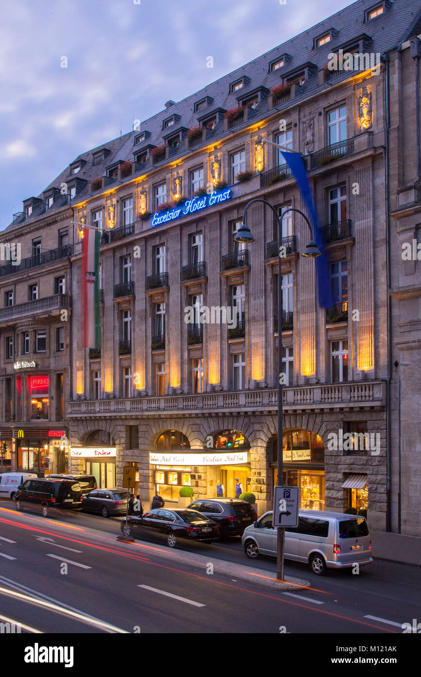 Germany, Cologne, the Excelsior Hotel Ernst near the cathedral, grandhotel. Deutschland, Koeln Germany, Cologne, the Excelsior Hotel Ernst near the cathedral, grandhotel. Deutschland, Koeln