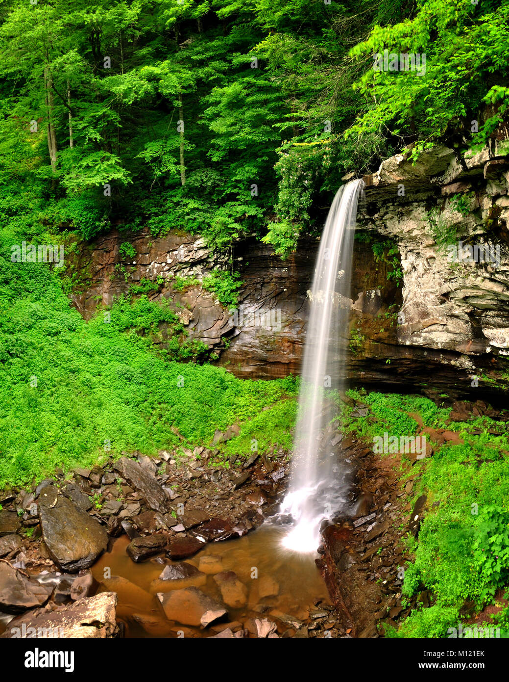 Falls of Hills Creek, West Virginia Stock Photo - Alamy