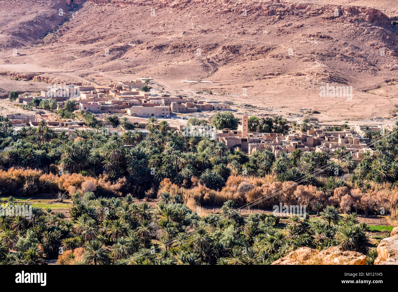 Panoramic View of Valley Ziz region Errachidia, Morocco Stock Photo - Alamy