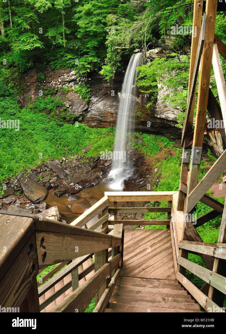 Falls of Hills Creek, West Virginia Stock Photo