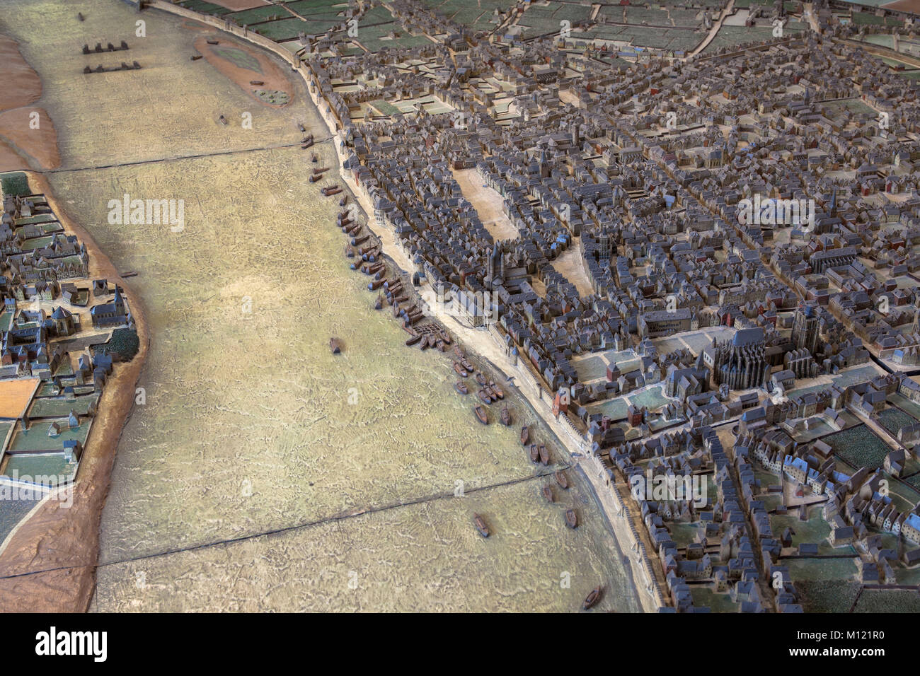Germany, Cologne, Cologne City Museum, it provides an insight into the history of the city of Cologne, a model of the city.  Deutschland, Koeln, Koeln Stock Photo