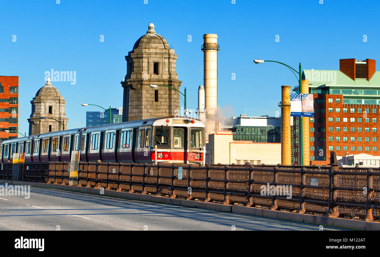 Boston t train students hires stock photography and images Alamy