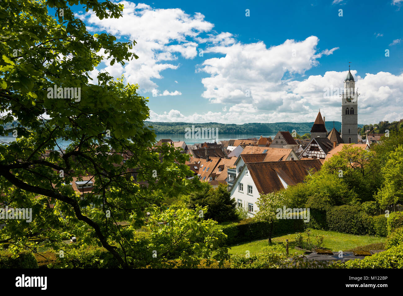 Local view,Überlingen,Lake Constance,Baden-Württemberg,Germany Stock Photo