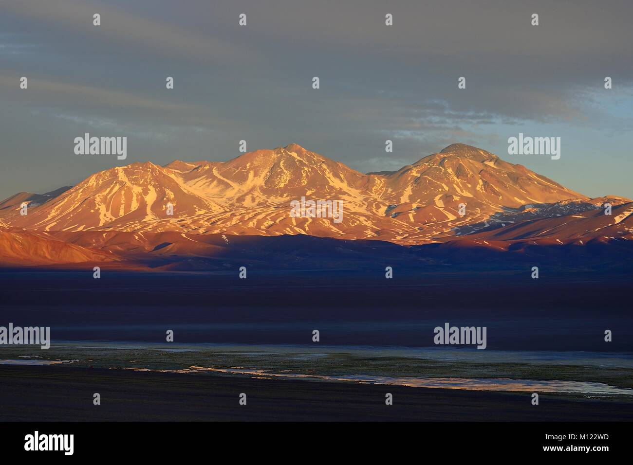Volcano Nevado Tres Cruces At Sunset National Park Nevado Tres Cruces Volcano Nevado Tres Cruces At Sunset National Park Nevado Tres Cruces