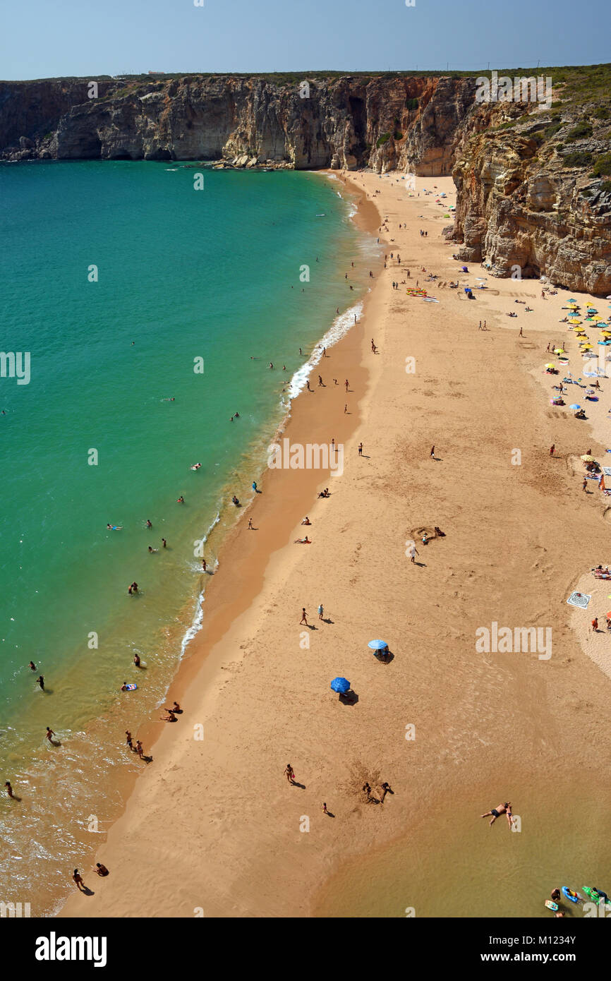 Praia do Beliche,Sagres,Algarve,Portugal Stock Photo