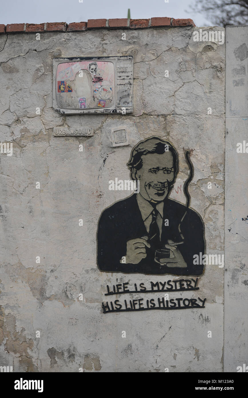 Street art, Prague, Czech Republic, January 2018 Stock Photo - Alamy