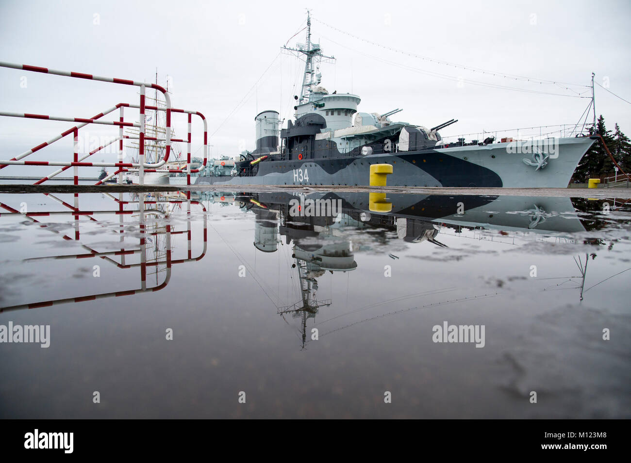 Museum ship ORP Blyskawica is a Grom class destroyer which served in