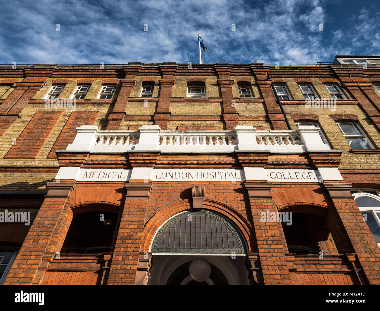 Royal London Hospital Medical College Building in Whitechapel, East London, UK Stock Photo