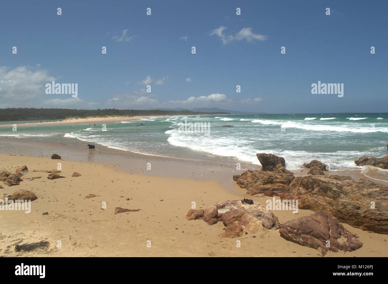 Rocks at the Beach Stock Photo - Alamy