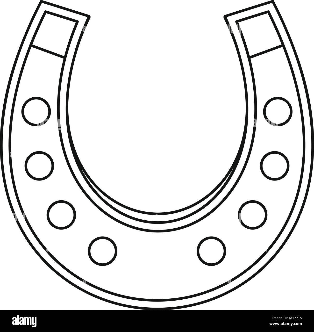 Old and rusty horseshoe Black and White Stock Photos & Images Alamy