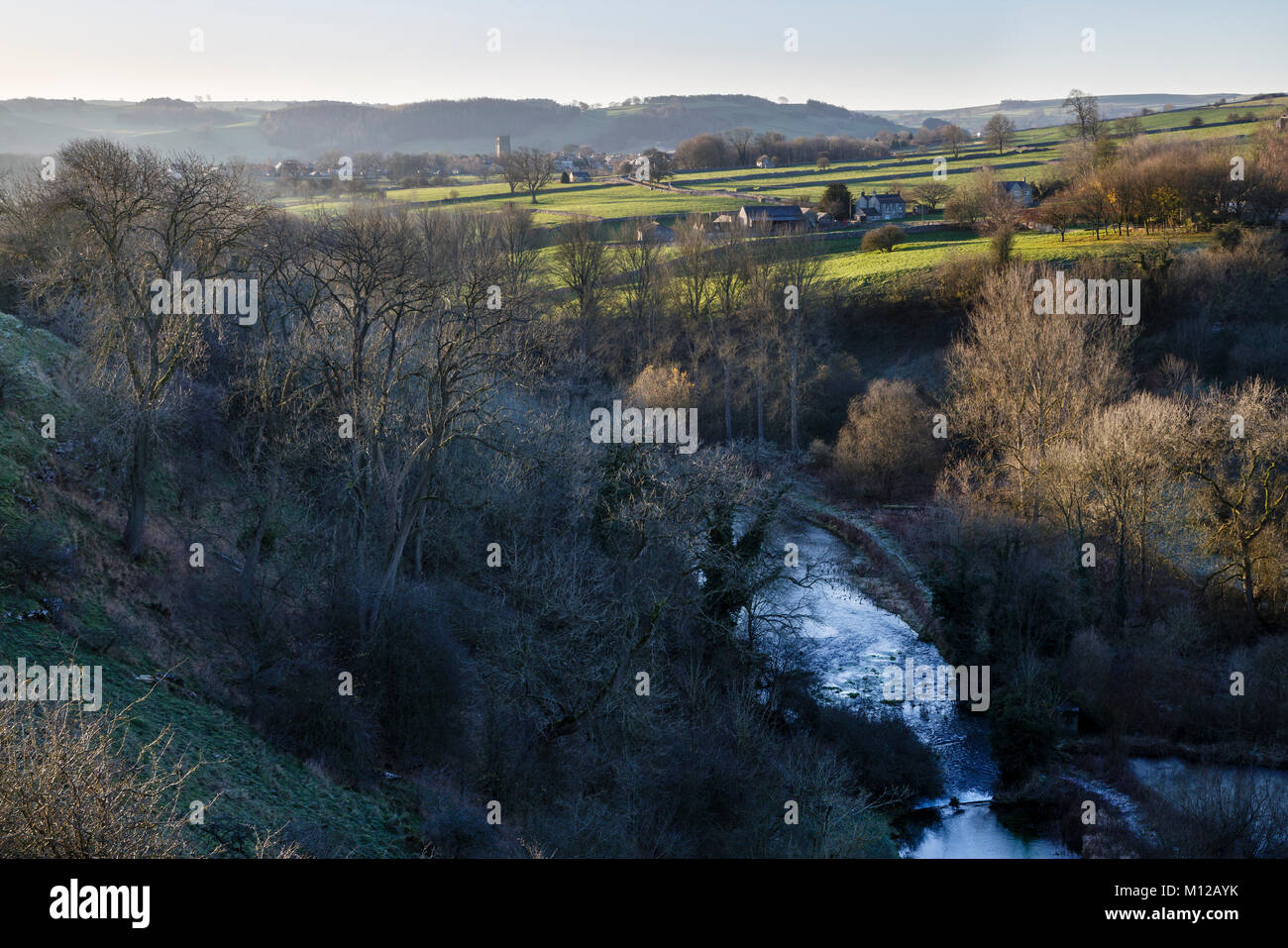 Lathkill Dale, Peak District National Park, Derbyshire Stock Photo