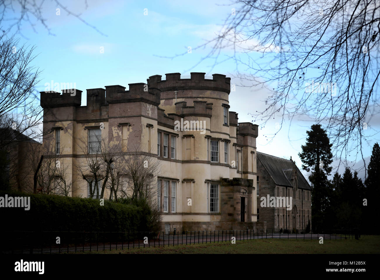 a view of the former smyllum park orphanage in lanark stock photo alamy