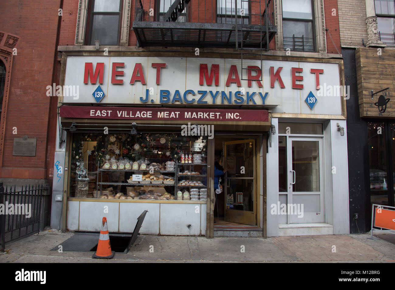 J Baczynsky traditional Ukranian Meat Market, East Village, New York