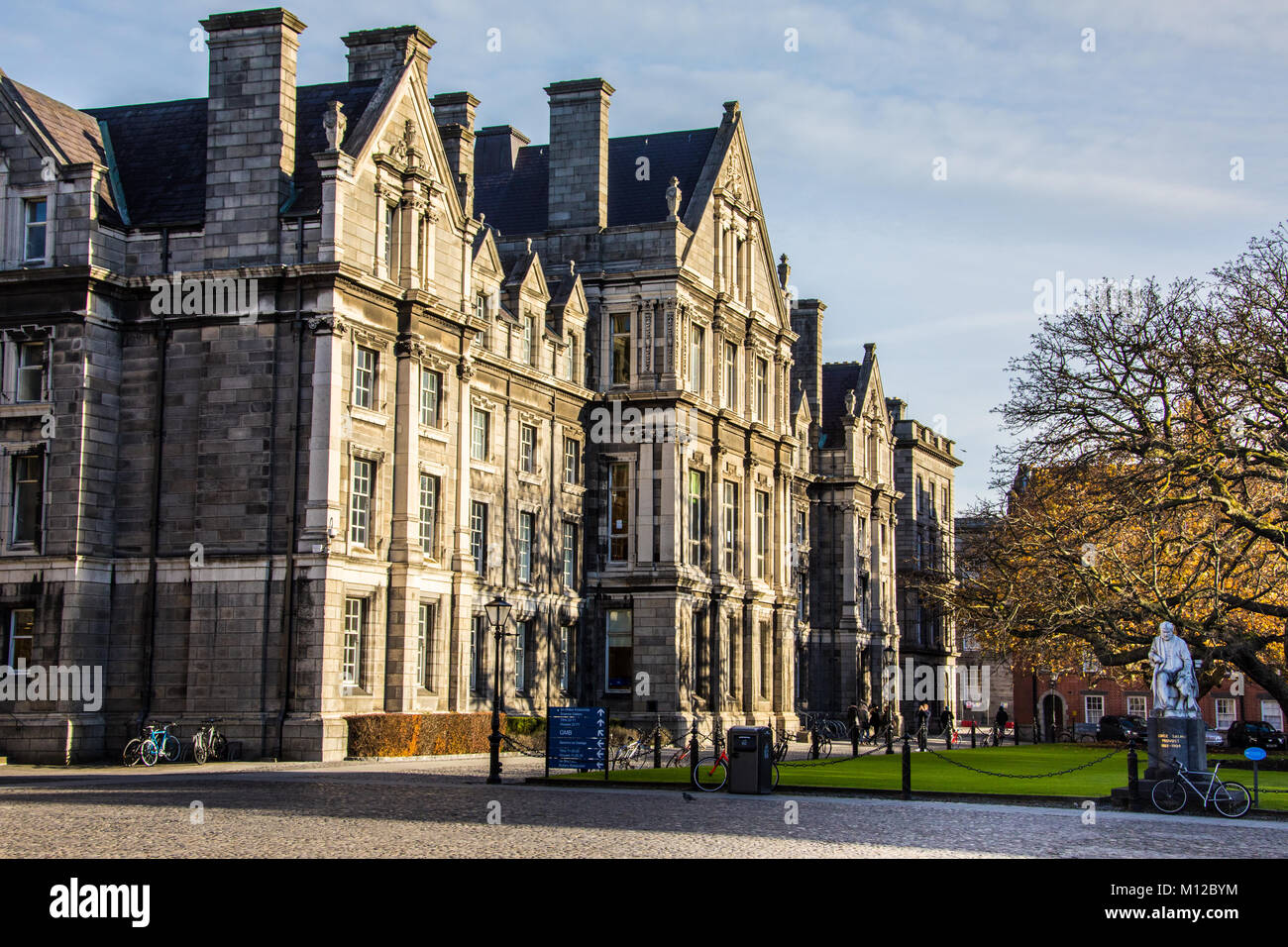 Student residences, Trinity College Dublin Stock Photo Alamy