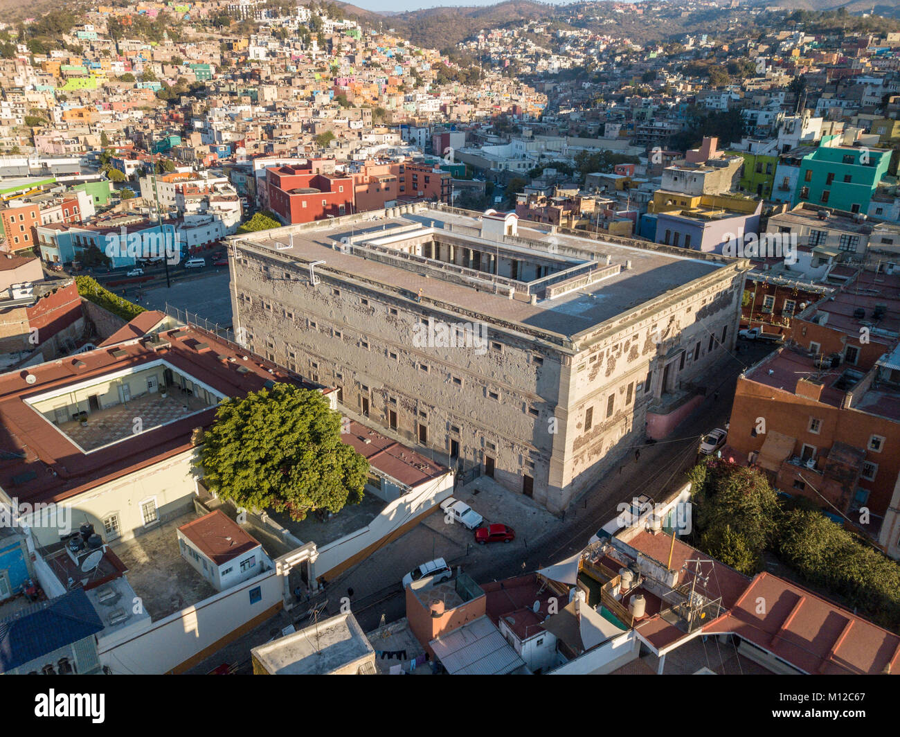 Alhóndiga de Granaditas, now the Regional Museum of Guanajuato, Mexico Stock Photo