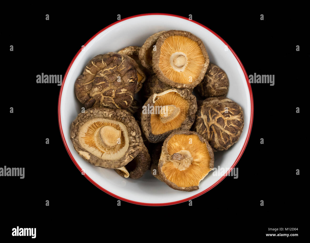 Premium delicious Chinese dried Shiitake Mushrooms Stock Photo Alamy