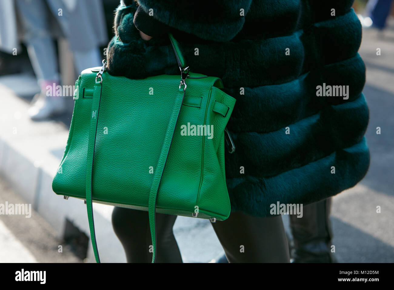 Milan Italy September 2022 Man Hermes Beige Leather Bag Golden – Stock  Editorial Photo © AndreaA. #627178594