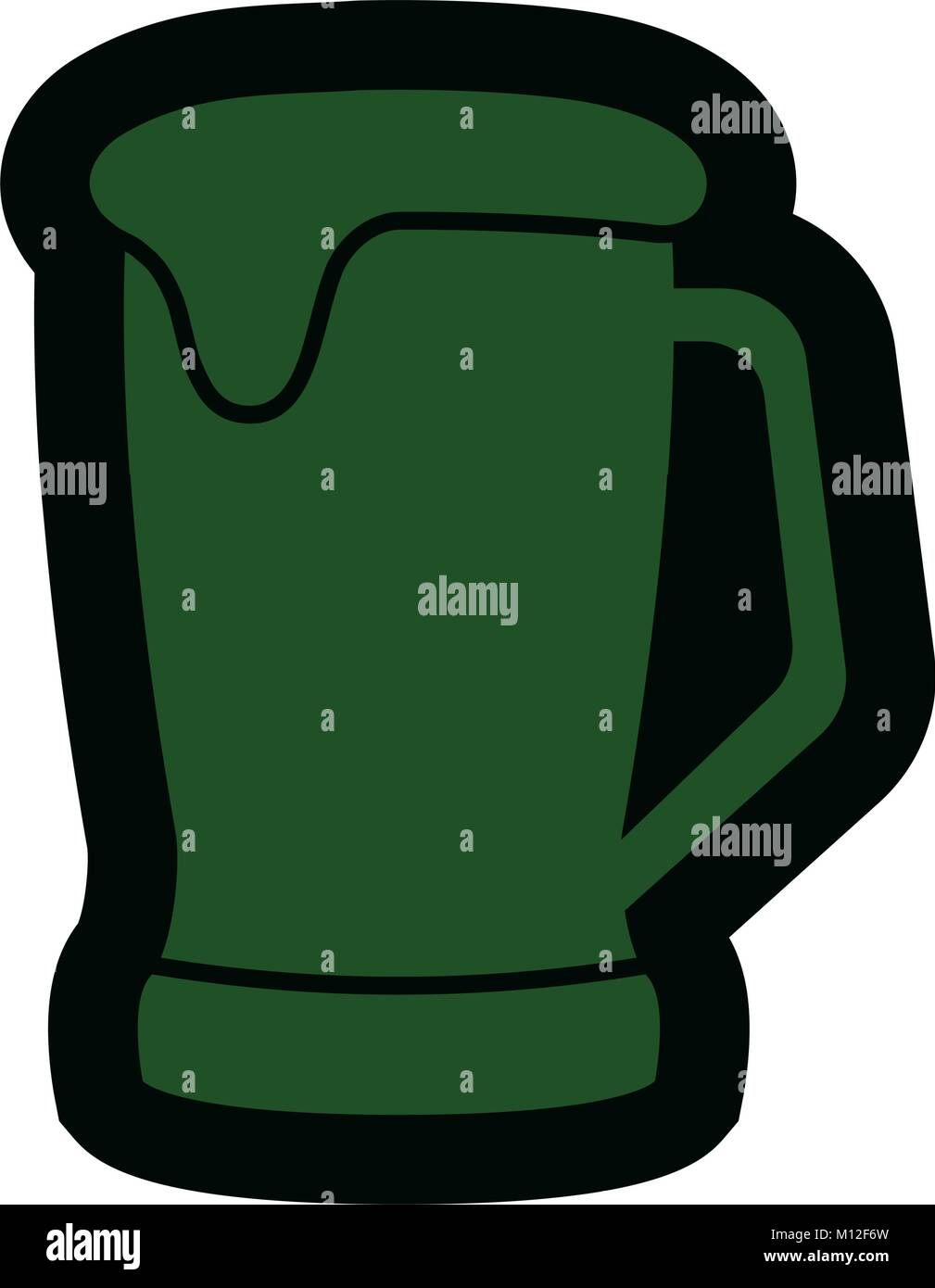 Beer mug with foam icon Stock Vector Image & Art - Alamy