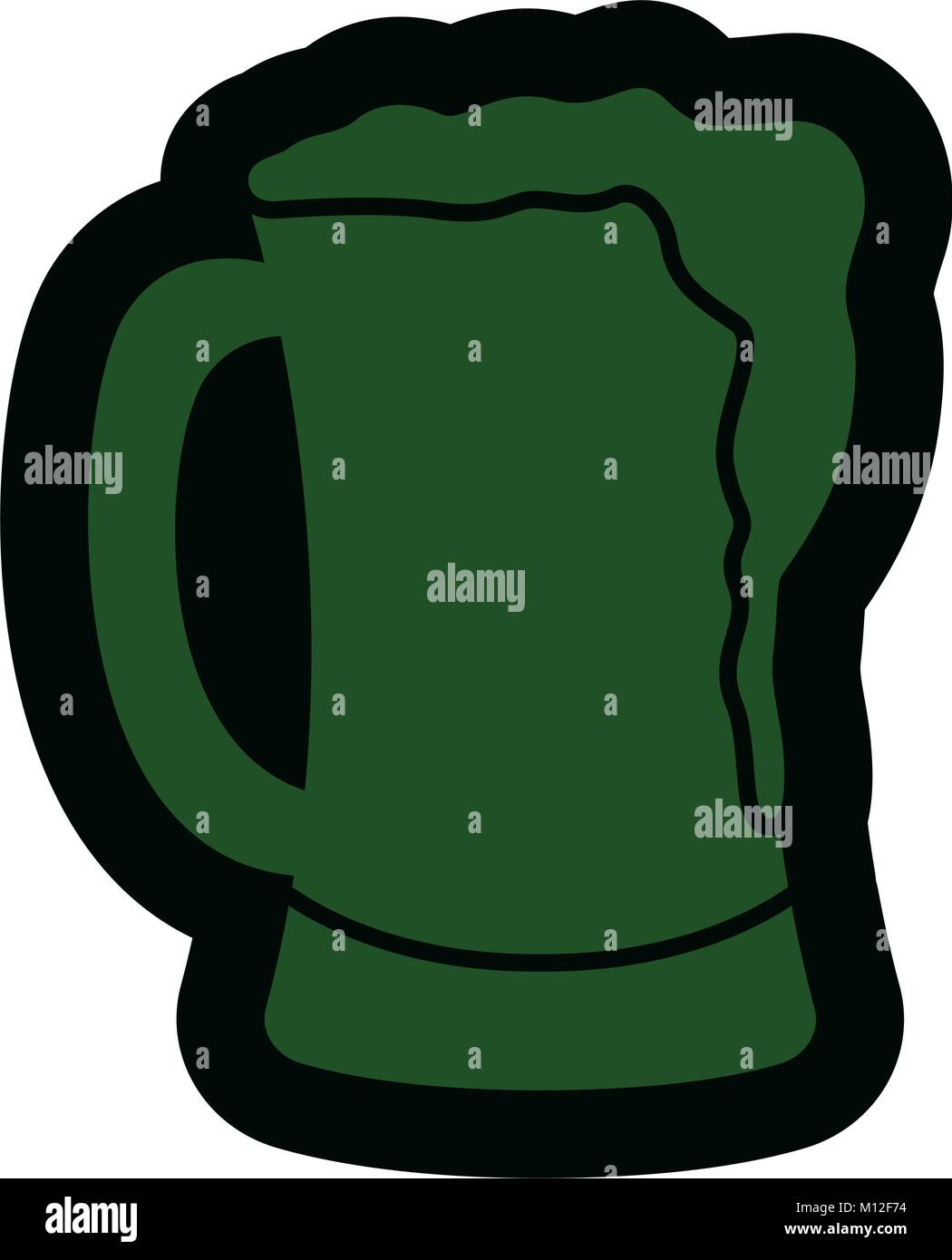 Beer mug with foam icon Stock Vector Image & Art - Alamy