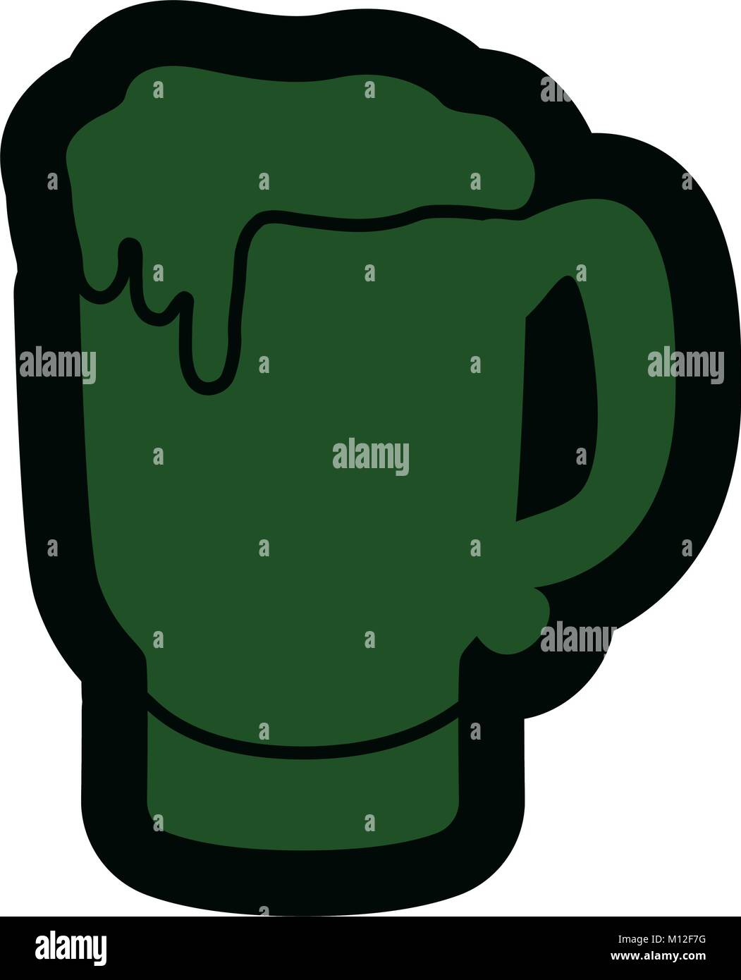 Beer mug with foam icon Stock Vector Image & Art - Alamy