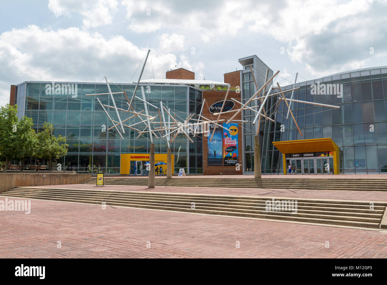 The Maryland Science Center which overlooks Baltimore Inner Harbor