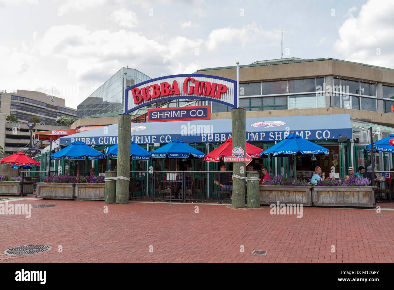 The Bubba Gump Shrimp Co. restaurant in the Inner Harbor, in Baltimore