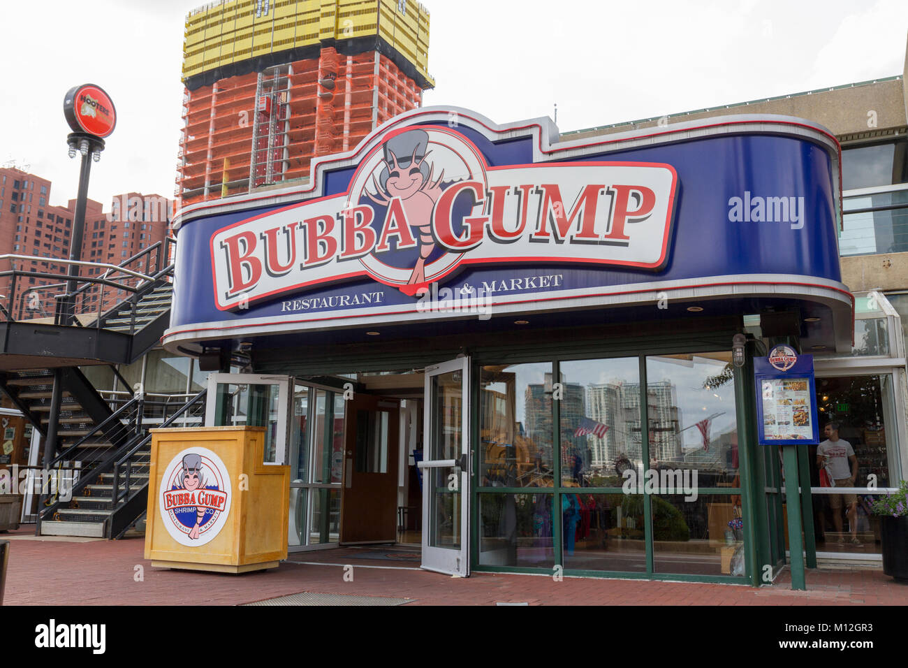 The Bubba Gump Shrimp Co. restaurant in the Inner Harbor, in Baltimore