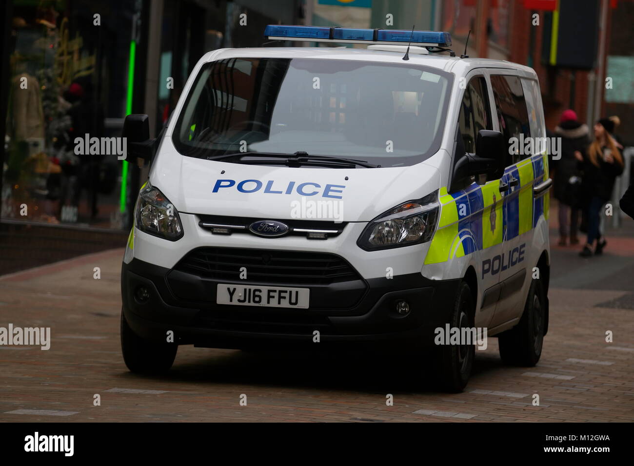 West Yorkshire Police Van Stock Photo