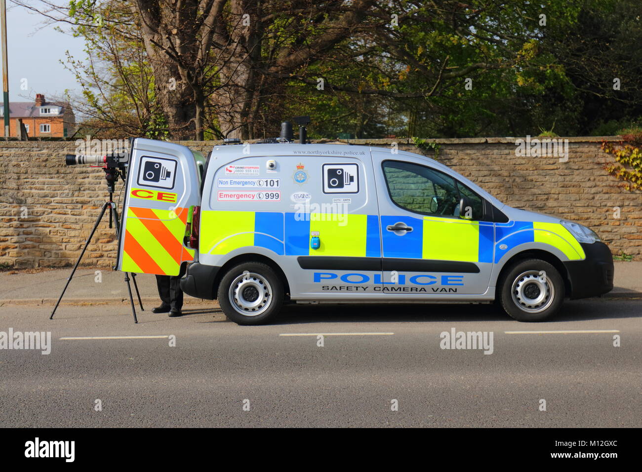 Mobile Speed Camera Stock Photo - Alamy