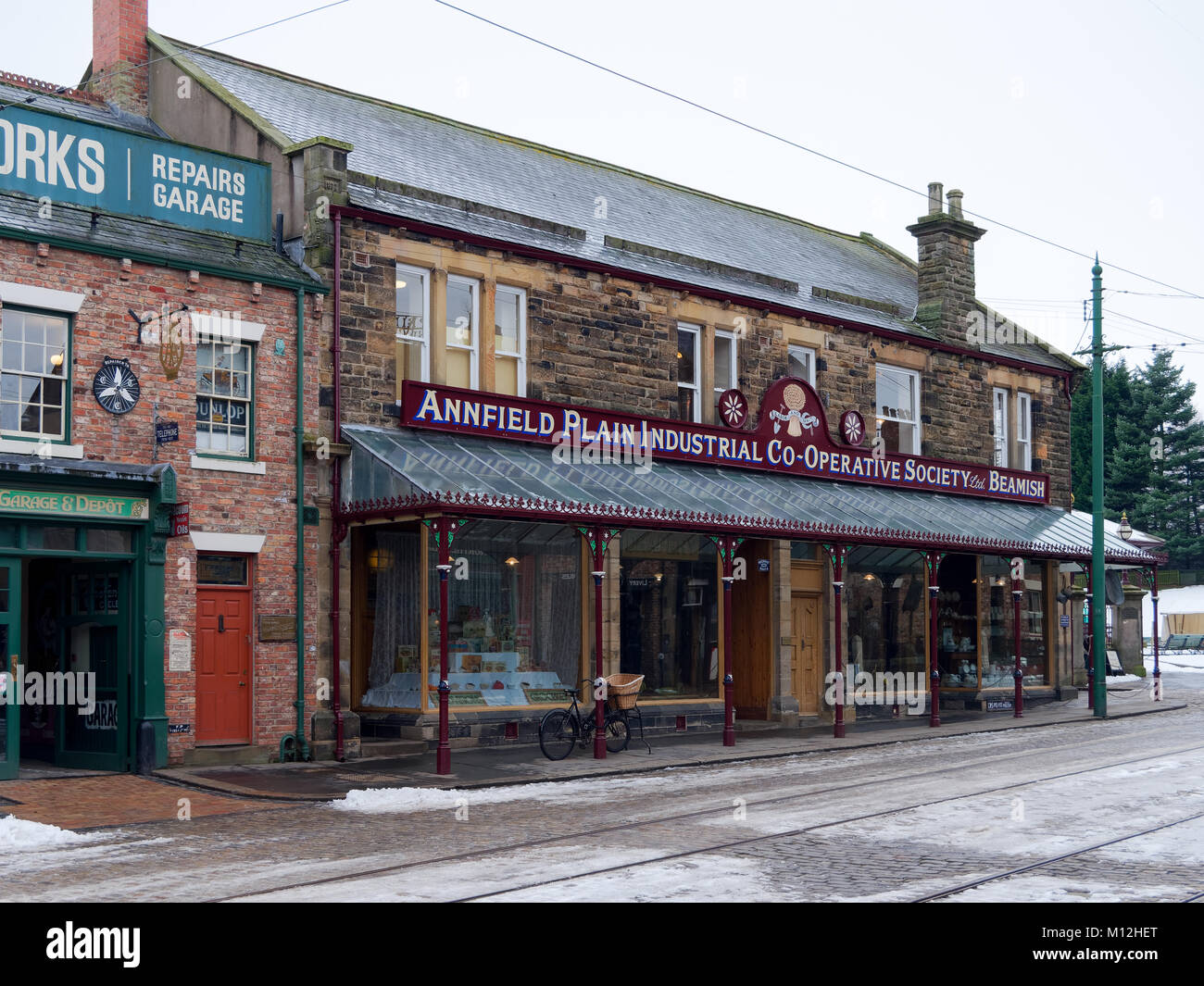 STANLEY, COUNTY DURHAM/UK JANUARY 20 Old Coop store at the North