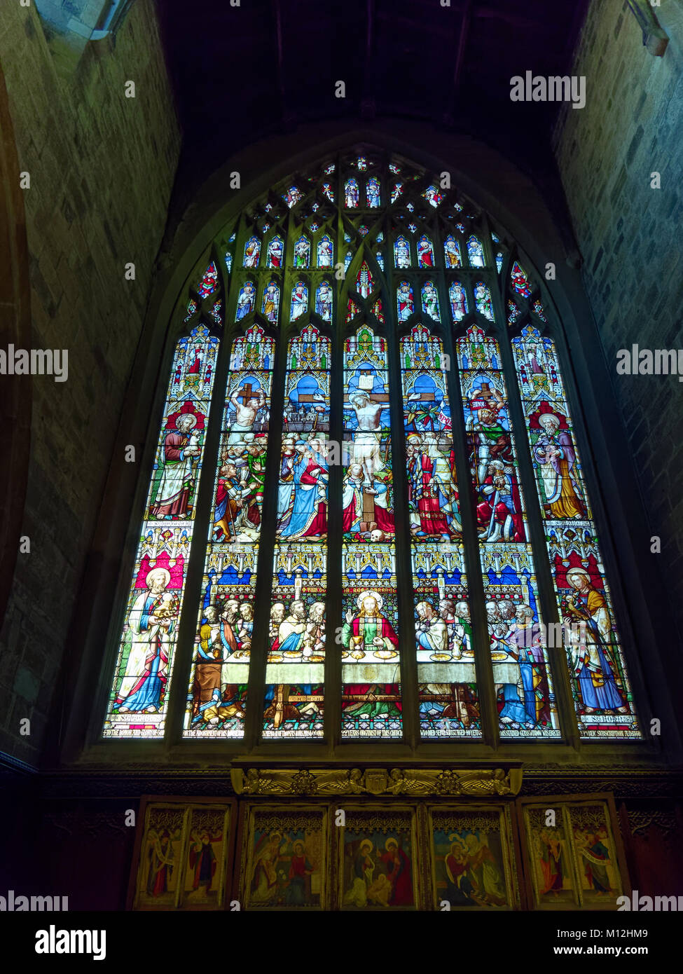 NEWCASTLE UPON TYNE, TYNE AND WEAR/UK JANUARY 20 Stained Glass