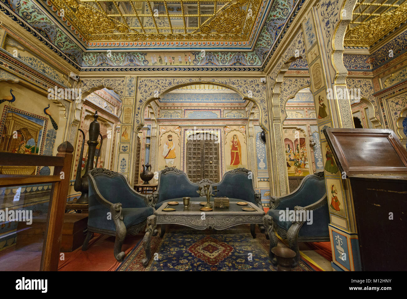 Rajasthani home interior hi-res stock photography and images - Alamy