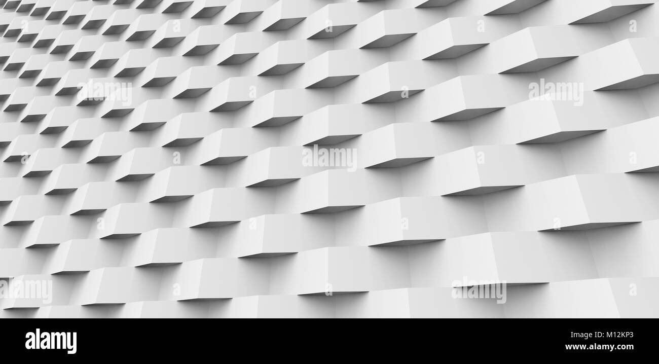 Geometric 3d render background, square pattern construction for design ...