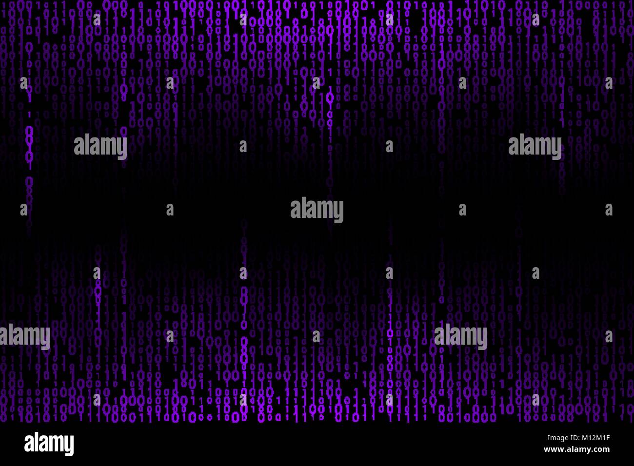 purple binary wallpaper