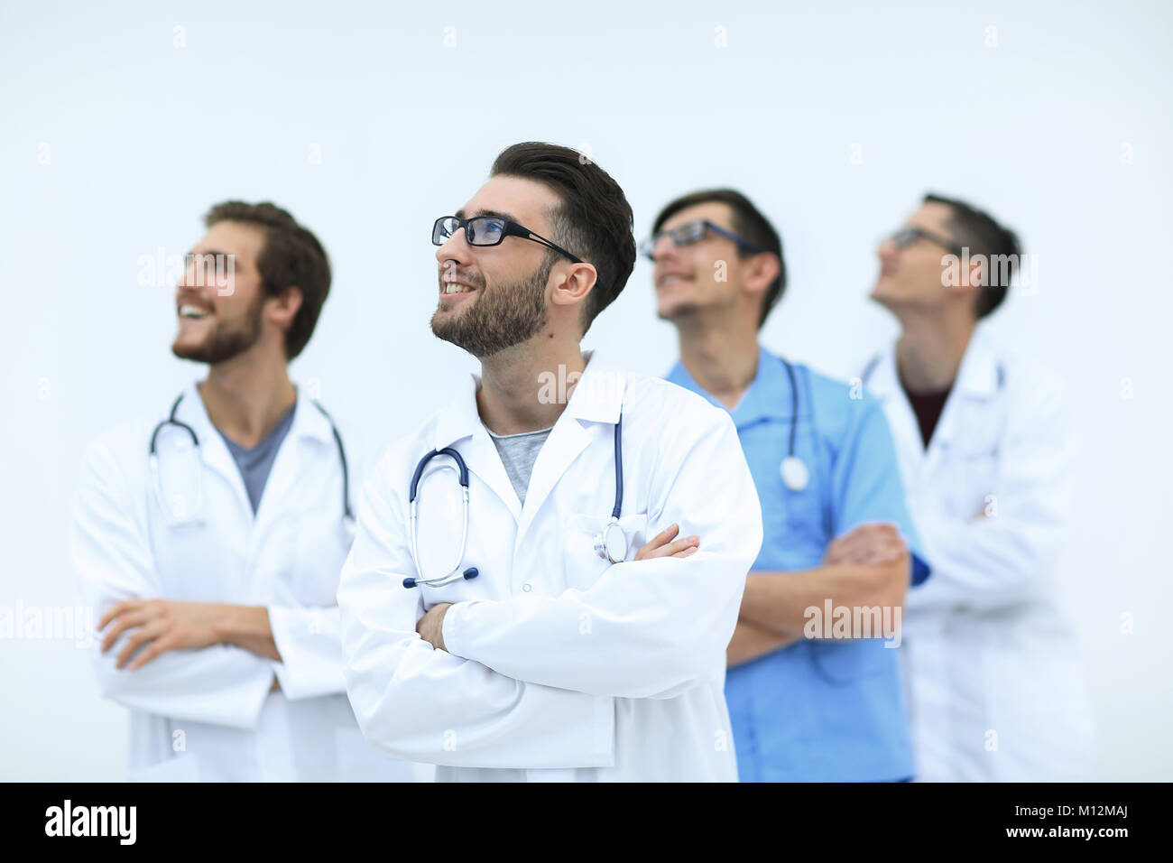 Portrait medical center team hi-res stock photography and images - Alamy