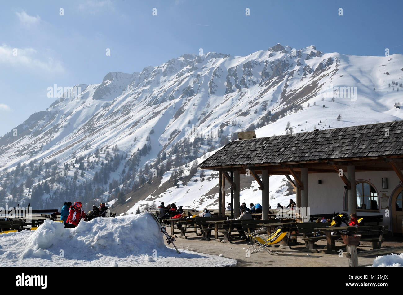 Ski slope of Arabba, ski resort of italian Dolomites Stock Photo Alamy