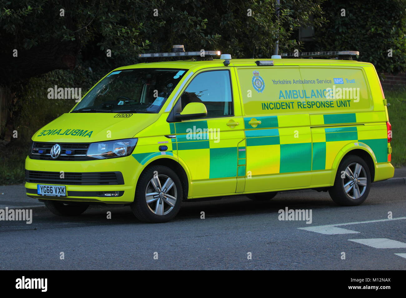 Ambulance Incident Response Unit Stock Photo