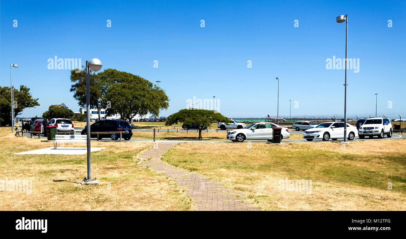 Free waiting area to pick up arriving passengers and to observe ...